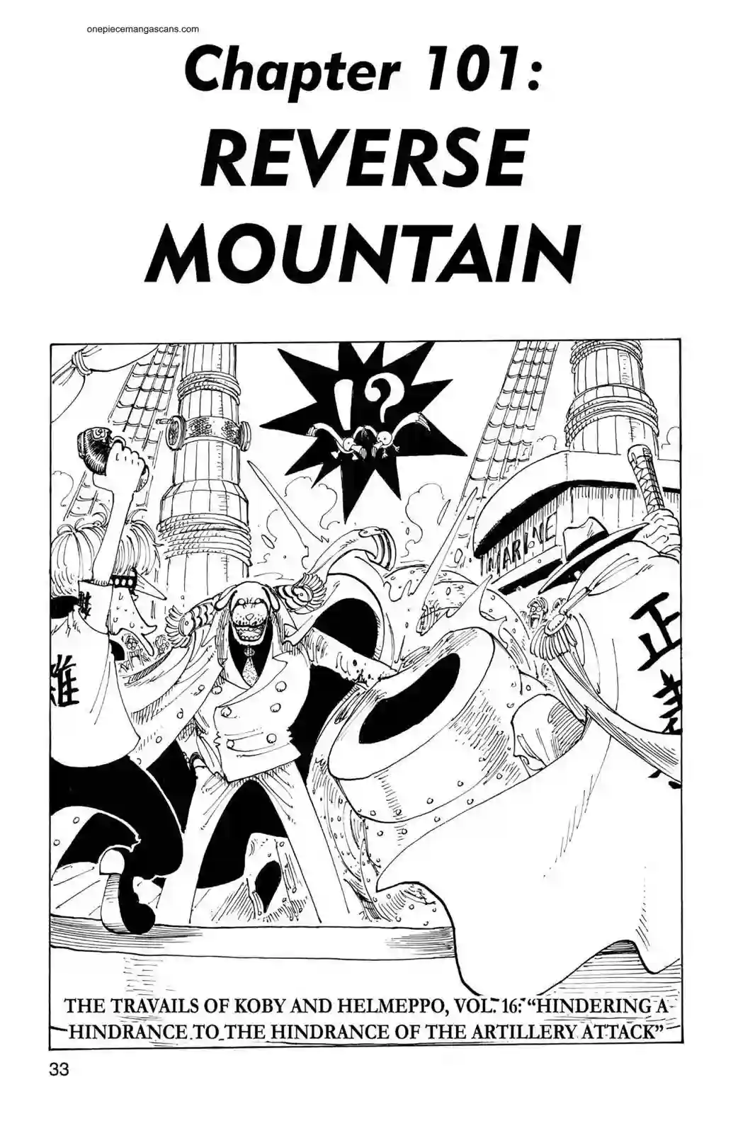 Chapter 101: Reverse Mountain 1 one-piece-chapter-101