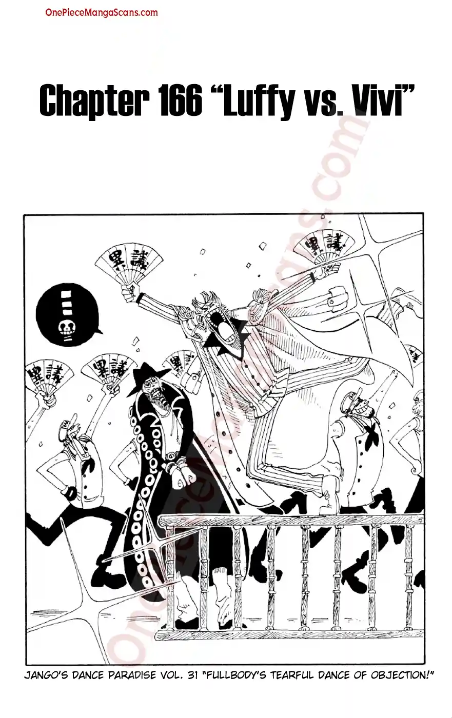 Chapter 166: Luffy vs. Vivi 1 one-piece-chapter-166