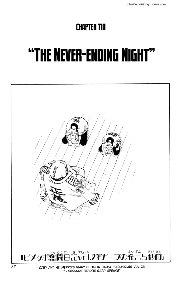 Chapter 110: The Night Isn't Over 1 one-piece-chapter-110